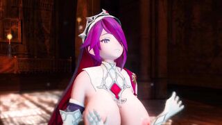 Mmd Genshin Impact Rosaria Long Titted and Hottie and Hot with Wonderful