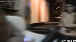 He fucks chubby party bimbos till creampie
