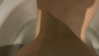 Stepbrother Spanked my Booty then Nailed my Cunt into the Toilet