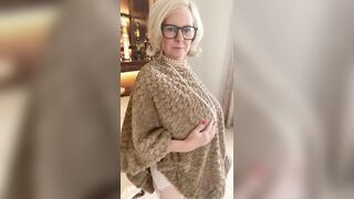Annabel’s Fur Cape and White Nylons