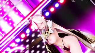 Mmd Genshin Impact cougar with out Nipple Movie Goddess and Beauty 3d