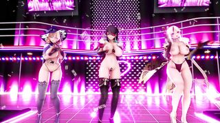 Mmd Genshin Impact cougar with out Nipple Movie Goddess and Beauty 3d