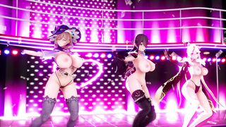 Mmd Genshin Impact cougar with out Nipple Movie Goddess and Beauty 3d