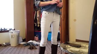 Stormiskies - White underwear & melons. Bedroom nude spy web web cam
