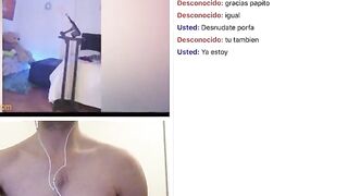 Omegle amazingly beauty latino snatch with mouth dancing under the shower
