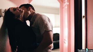 Chubby cougar housewife Angela White simmer down her long cocked husband