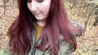 Public pickup and cum inside the women outdoor. KleoModel