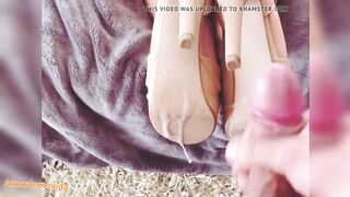 goddess legs and feet cum covered
