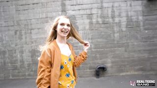 Real Barely Legal - Slim Russian Gets Tight Pussy Stretched
