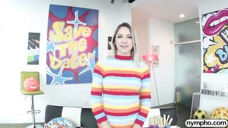 NYMPHO Khloe Kapri has her Banged! Hole Stretched and Creampied