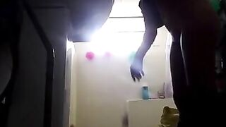 Secret Camera Catches Latina Hot 18 Year Old Strip