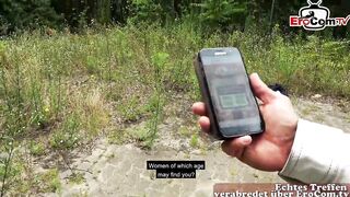GERMAN MOTHER PICK UP AT SEXDATE CASTING point of watch