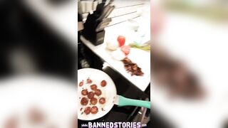 18 Yo Cook Cutie KYLIE ROCKET Flogs Your Sausage
