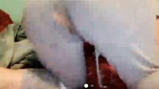Asian Rips Her Pants and Fucks her Twat
