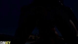 Monsters Pumps Semen inside Tight Cunt Sluty cunt with mouth | Gang Bang