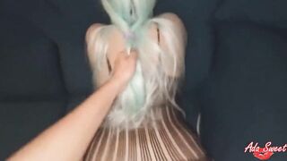 Curvy step sister makes him cum so much - long