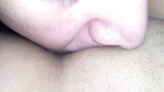 My Cunt getting Eating Hard into Intense Close up for my Friend