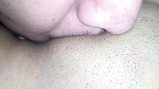 My Cunt getting Eating Hard into Intense Close up for my Friend