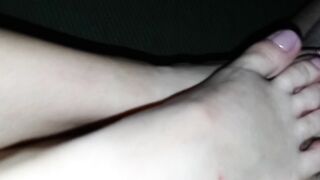 Turf Job for BigSexxxi Cum on my Toes