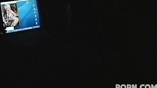 Saggy titty MILF Ashley Ann takes penis between her boobies