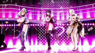 Genshin Impact cougar beauty and Cutie 3d Animated