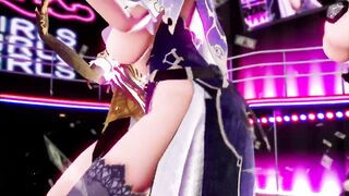 Genshin Impact cougar beauty and Cutie 3d Animated