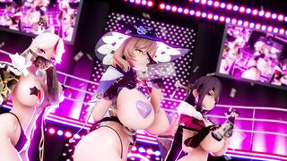 Mmd Genshin Impact mom with Filthy Panty Smell like Vinegar still Guys