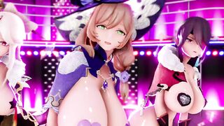 Mmd Genshin Impact mom with Filthy Panty Smell like Vinegar still Guys