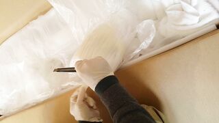 Sex Doll Kimiko 00. Unboxing Movie Home Amature, she came to Me!