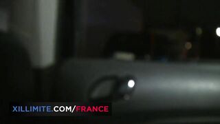 Gang Bang on a parking with african woman