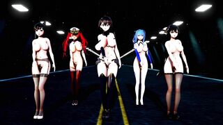 Mmd Azur Lane Beauty mom sexy and Babe 3d Cartoon