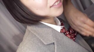 Real Japanese eighteen friend with benefits having some fun. Big Tit