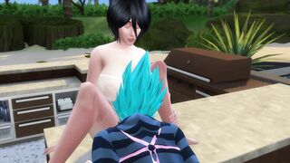 Animated Porn Cap3 Mikasa asks vegeta to teach her how