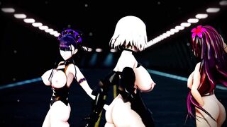 Mmd Fate Grand Order cougar and Bitches Naughty Butt 3d Cartoon