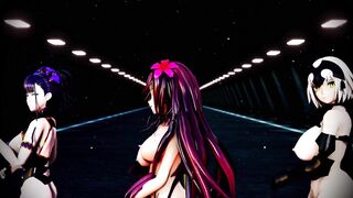 Mmd Fate Grand Order cougar and Bitches Naughty Butt 3d Cartoon