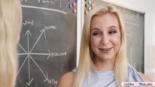Milf professor tribs her young colleague