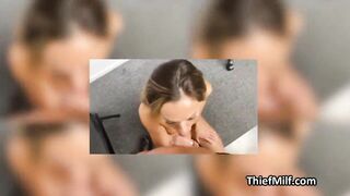 Sporty MILF suspect looks Beauty on officers dick