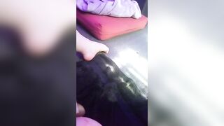 Peeing while Having Fun with my Snatch