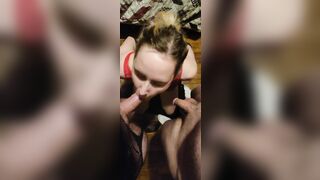 Bound my Ex-Wife and had her Offer me and my Buddy Blowjob