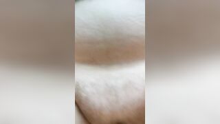 BBW SQUIRTS ON STRAP ON AND GETS TWAT SPREAD