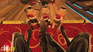 XXXMAS FaceHugger ATTACK! SFM 3D Monster ANIME Group Sex dao