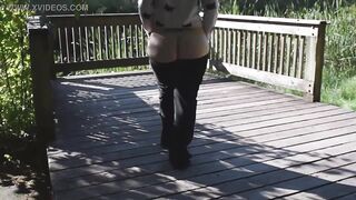 Milf Big Ass Outdoor Park
