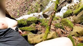 Banged! a Princess - Huge Booty and Long Cock into Outdoor Forest