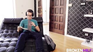 hot StepMom Lily Lane Offer Her StepSon His Dream Banged