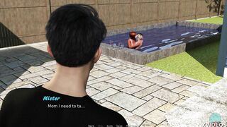 INTERTWINED #34 • Emily and Melissa making out inside the pool