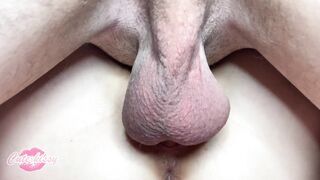 Close up Missionary Boned with Pulsating Cummed and Leaking Soak Snatch