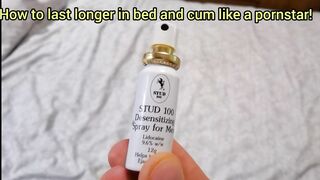 How to last longer into bed and cum like a