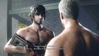 Blonde Jill Yellow Sex Tape Bounded with Huge Jiggly Melons - Resident Evil: