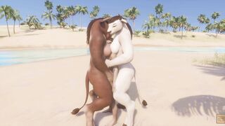 Wild Life / Threesome Furry Porn (Tali's and Max) 
