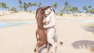 Wild Life / Threesome Furry Porn (Tali's and Max) 